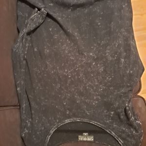 Black long sleeve top